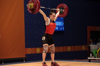 “Bakı 2017”: Elnarə Abbasova bürünc medalçıdır